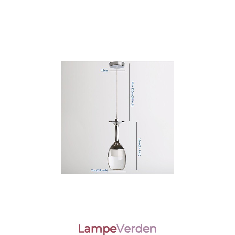 Pendellamper 1 lys Mini stil moderne moderne metal