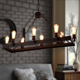 Moderne Retro Loft Lysekrone Amerikansk Land Lysekrone Kreativ Industriel Cafe Lampe Lys