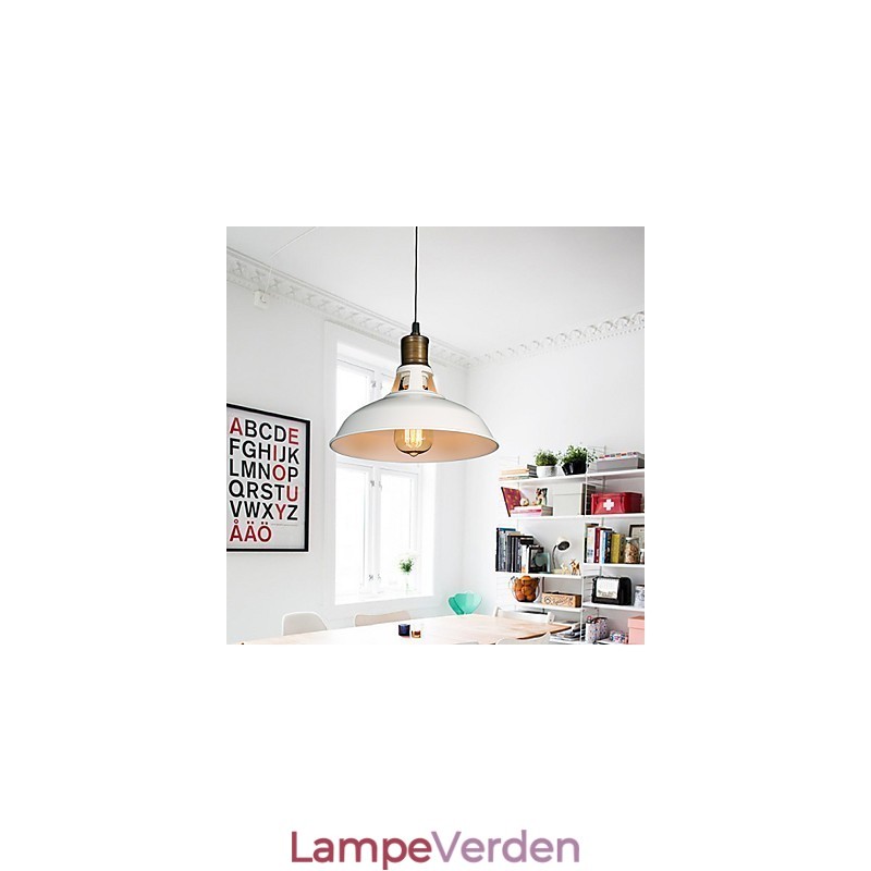 Amerikansk Country Style Originalitet Single Head Smedejern Hollow Out Droplight Lampe