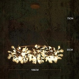 Country Designers antik messing metal lysekrone