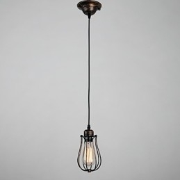 Country Style Mini Lampe 1 Lys Retro