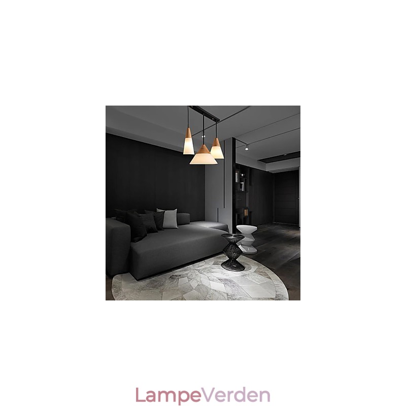 Moderne moderne mini-stil lysekrone i krommetal