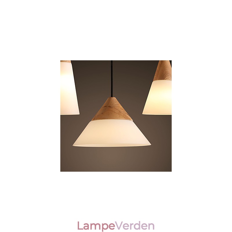 Moderne moderne mini-stil lysekrone i krommetal