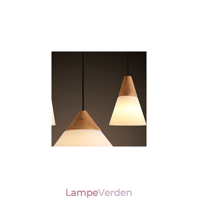 Moderne moderne mini-stil lysekrone i krommetal