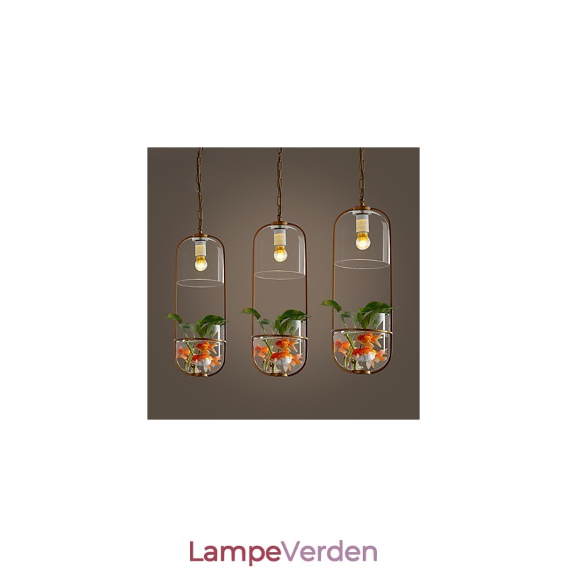 Moderne moderne dekorativt design vedhængslampe (omfatter ikke planter