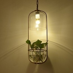 Moderne moderne dekorativt design vedhængslampe (omfatter ikke planter