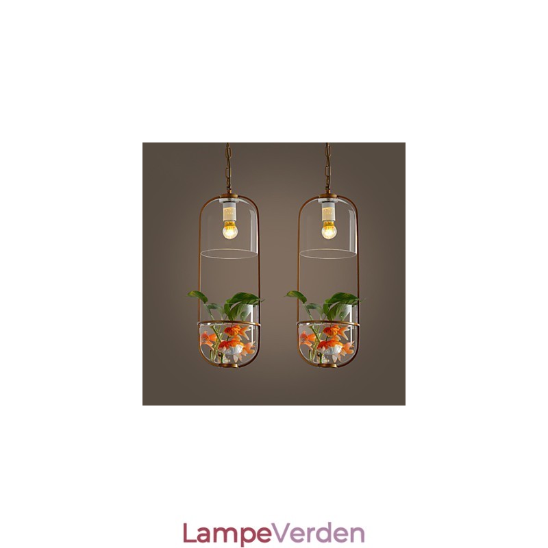 Moderne moderne dekorativt design vedhængslampe (omfatter ikke planter
