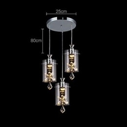 Moderne moderne Crystal Others Glas Pendel Light
