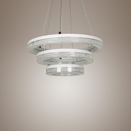 Krystal Pendel Moderne Lampe Tre ringe