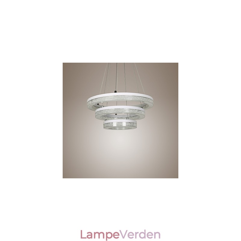 Krystal Pendel Moderne Lampe Tre ringe