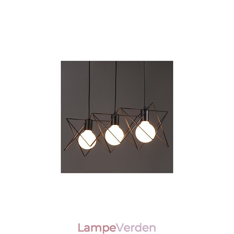 Kontrakteret og moderne kreativt design enkelt smedejernshoved droplight