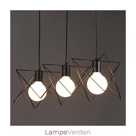 Kontrakteret og moderne kreativt design enkelt smedejernshoved droplight Kontrakteret og moderne kreativt design enkelt smedejernshoved droplight