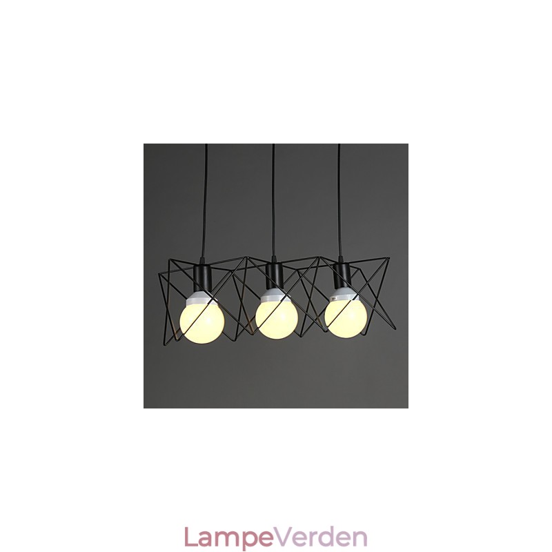 Kontrakteret og moderne kreativt design enkelt smedejernshoved droplight