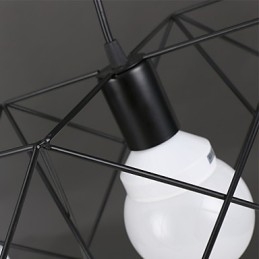 Kontrakteret og moderne kreativt design enkelt smedejernshoved droplight