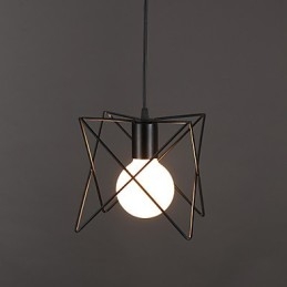 Kontrakteret og moderne kreativt design enkelt smedejernshoved droplight