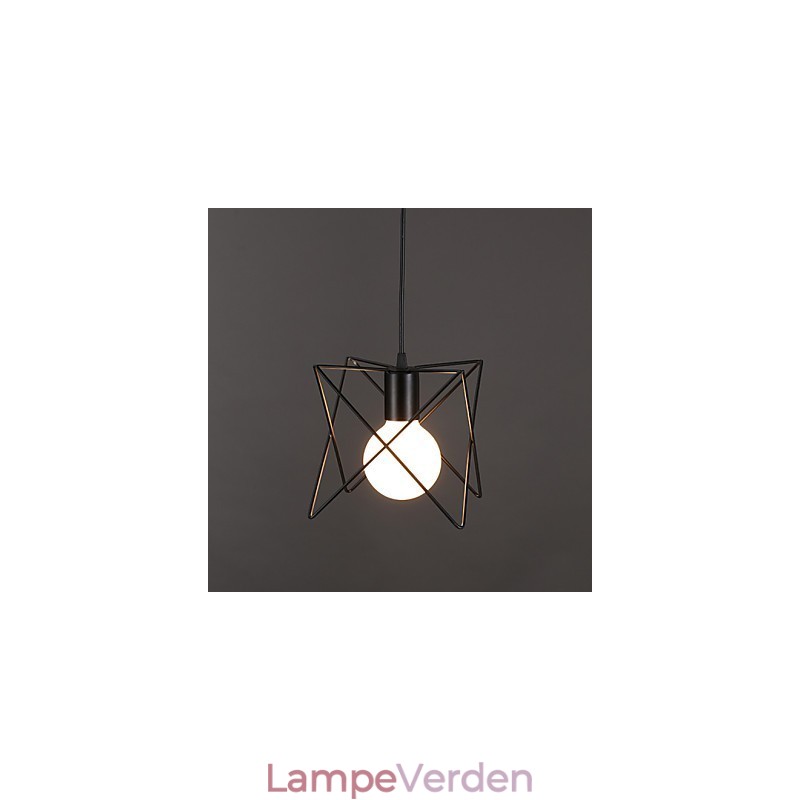 Kontrakteret og moderne kreativt design enkelt smedejernshoved droplight
