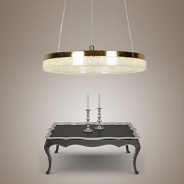 Krystal pendel gylden moderne lampe