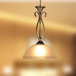 Northern Rural Bordlampe er moderne og kontrakterede ideer Single Head Droplight Glas Lampe