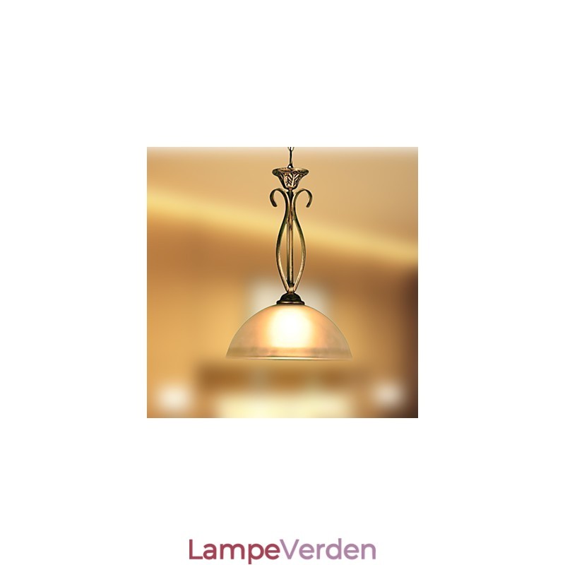 Northern Rural Bordlampe er moderne og kontrakterede ideer Single Head Droplight Glas Lampe